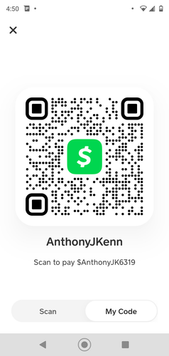 CashApp scan code (https://cash.app/AnthonyJK6319) ($AnthonyJK6319)