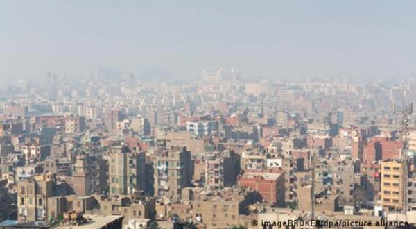 smog over Cairo.