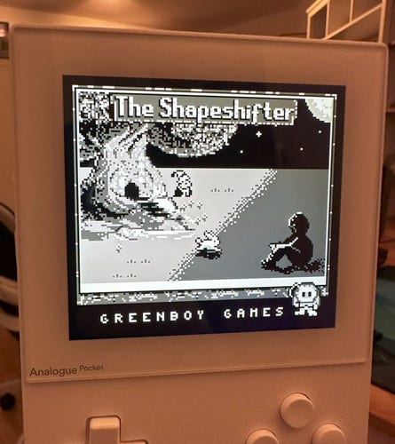 "The Shapeshifter" running on an Analogue Pocket