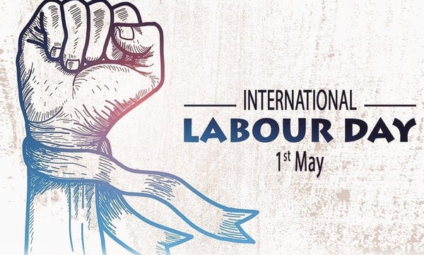 International labour day: braccio alzato con pugno chiuso e fazzoletto legato al polso

Attribuzione incerta: forse @himantabiswa@twitter.com