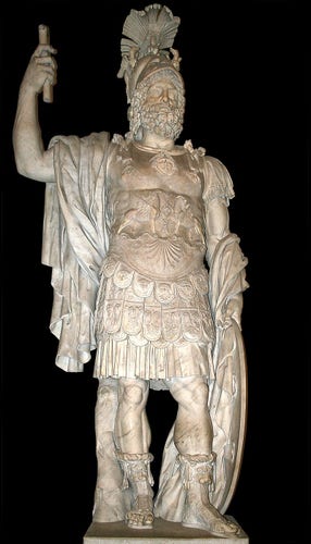Statue of Mars from Rome's Forum of Nerva