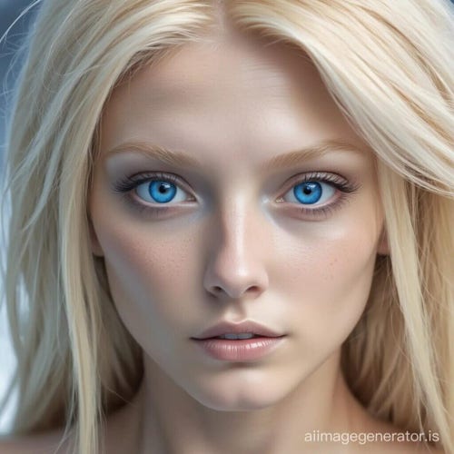 Nordic aliens: Extraterrestrial beings who resemble humans, but Taller & have larger eye pupils than humans is it pure coincidence for aliens to evolve like us or they more likely Alien-human hybrids?
