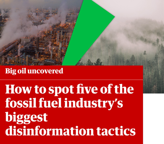 5 of the fossil fuel industry’s biggest #disinformation tactics