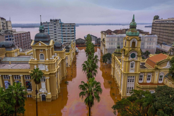 Image showing flooded Porto Alegre, Brazil
