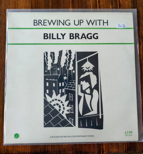 Vinyl album of Brewing Up With Billy Bragg
