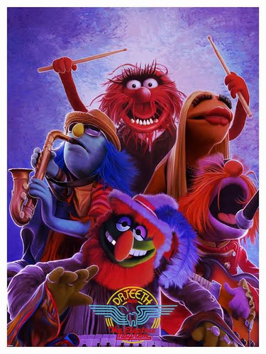 Band poster of Dr. Teeth and the Electric Mayhem