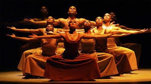 Modern dance
Alvin Ailey Dance Theater 
"Revelation"
Men and women in a dance formation