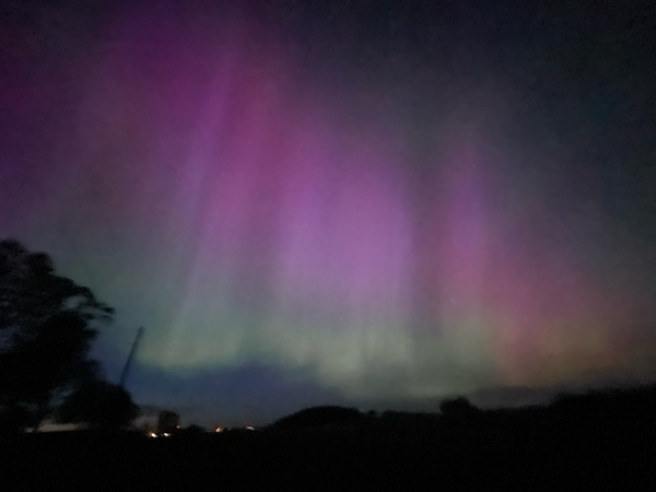 The May 10 Aurora Borealis over western Wisconsin