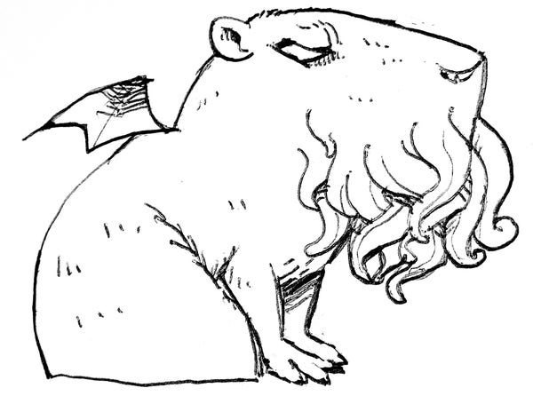 Un cthulhu version capybara