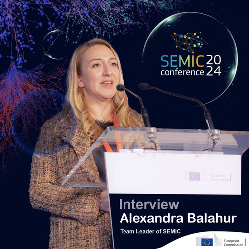Photo of Alexandra Balahur, team leader of SEMIC