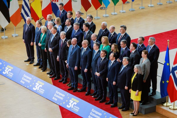 Family pictures of the Head of State or Governament at the EUCO meeting 

 