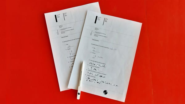 Two of the 115 TIGR participant questionnaires