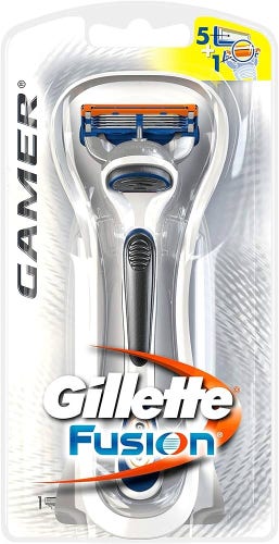 Verpackung eines Gillette Fusion Gamer Rasierer