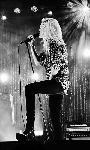 The Kills' Alison Mosshart performing at the God Games Tour 2024 in Berlin.
