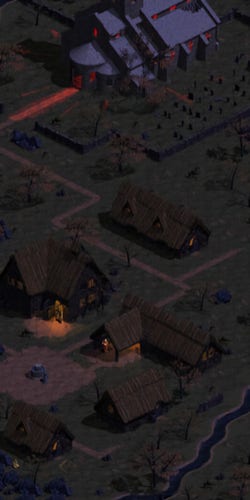 The town of Tristram from the first Diablo game