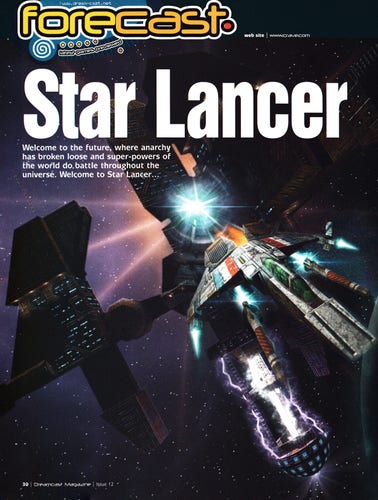 Feature on Star Lancer on Dreamcast from Dreamcast Magazine 12 - August 2000 (UK)
