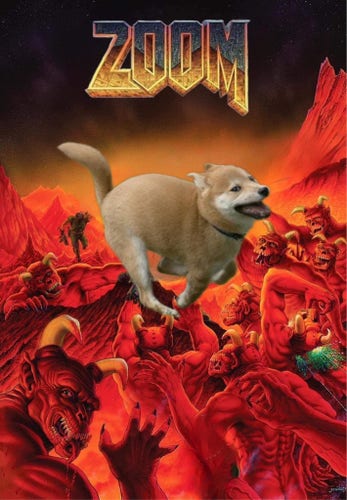 Doom logo that reads ZOOM