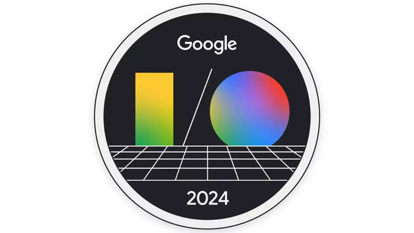 An image of the Google I/O 2024 logo.