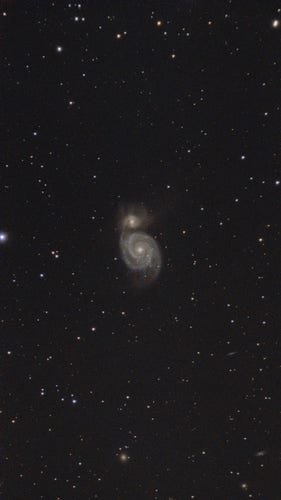 Messier 51 Astroaufnahme