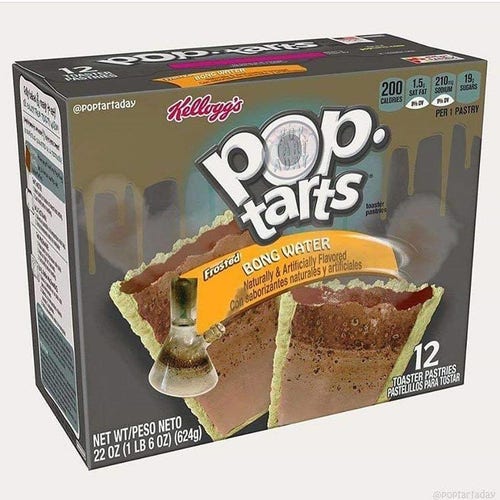 pop tarts bong water flavor