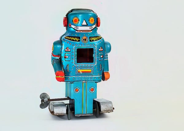 Tin robot toy