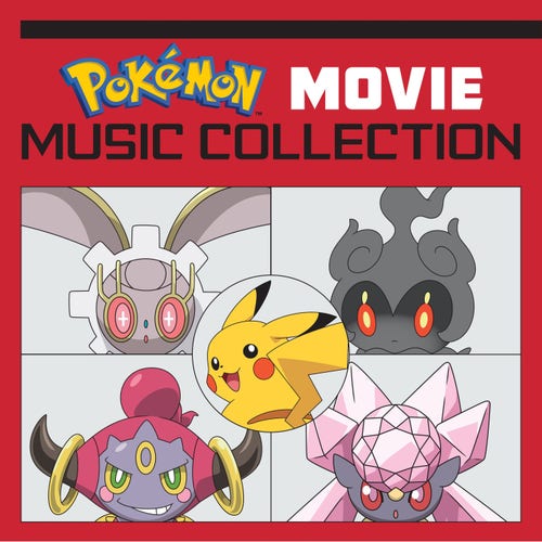 Pokémon Movie Music Collection Album Cover Art
