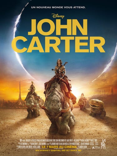 Affiche du film John Carter

un film incroyable que Disney a sacrifié avec une promotion de merde 