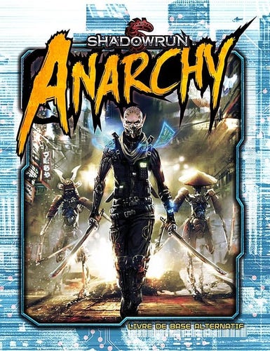 Couverture du livre de JDR Shadowrun Anarchy 