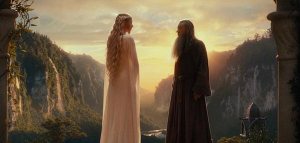 The Hobbit: An Unexpected Journey (2012)
Cate Blanchett and Ian McKellen