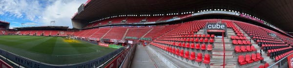 FC Twente empty soccer stadium 